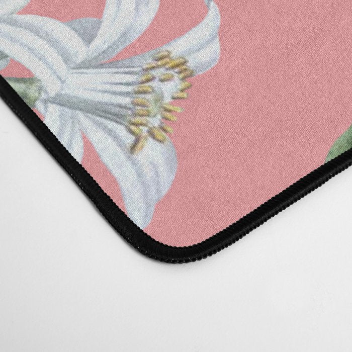 Lemon and Leaf Pattern V Desk Mat Gallery Image 4
