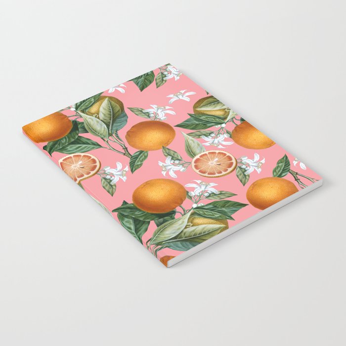 Lemon and Leaf Pattern V Notebook Gallery Image 1