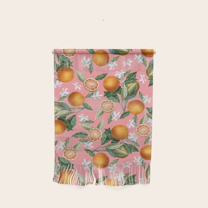 Lemon and Leaf Pattern V Wall Hanging Gallery Image 1