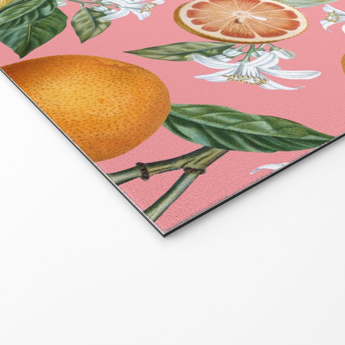 Lemon and Leaf Pattern V Welcome Mat Gallery Image 2