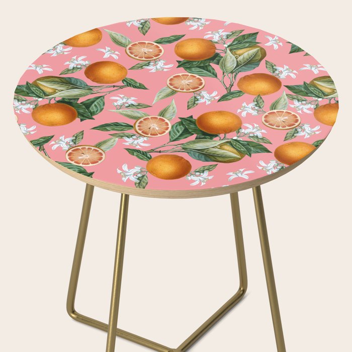 Lemon and Leaf Pattern V Side Table Gallery Image 2