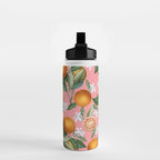 Lemon and Leaf Pattern V Water Bottle Gallery Image 2