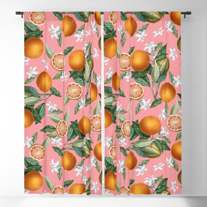 Lemon and Leaf Pattern V Window Curtain Gallery Image 5