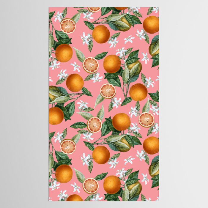 Lemon and Leaf Pattern V Tablecloth Gallery Image 2