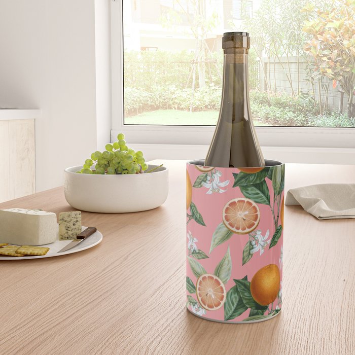 Lemon and Leaf Pattern V Wine Chiller Gallery Image 4