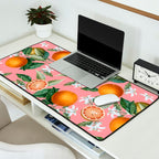 Lemon and Leaf Pattern V Desk Mat Gallery Image 2