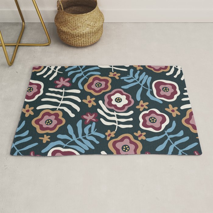 Artistic Floral Fantasy Rug Gallery Image 1