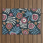 Artistic Floral Fantasy Outdoor Rug Gallery Image 1