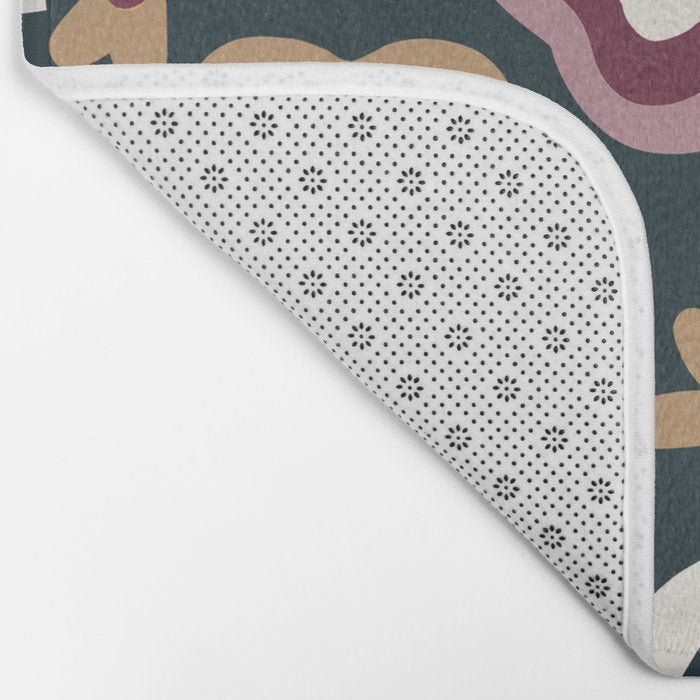 Artistic Floral Fantasy Bath Mat Gallery Image 2