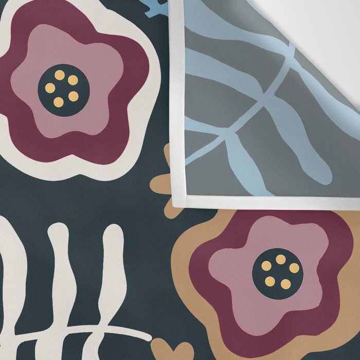 Artistic Floral Fantasy Wall Tapestry Gallery Image 3