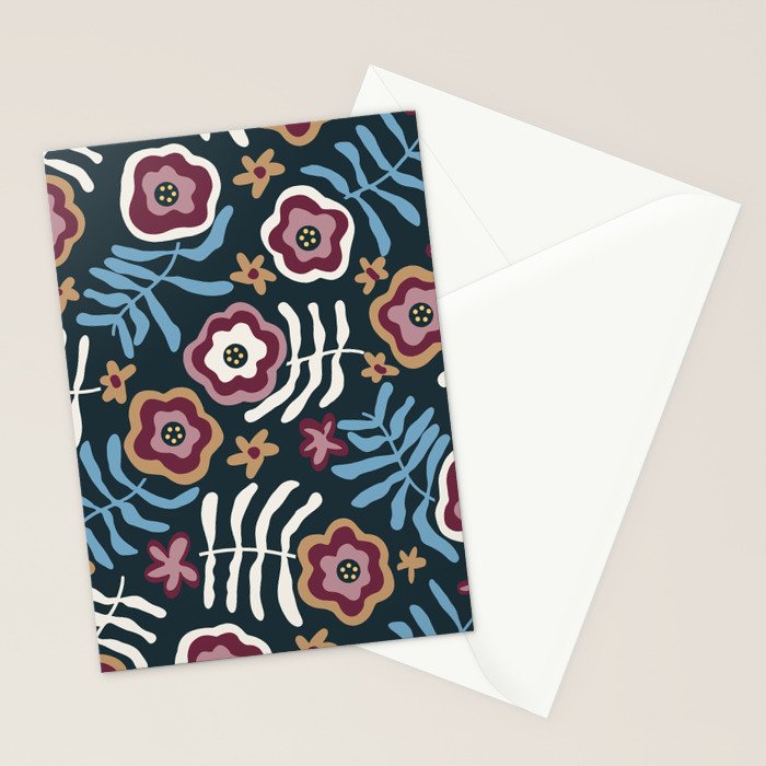 Artistic Floral Fantasy Stationery Card Gallery Image 2