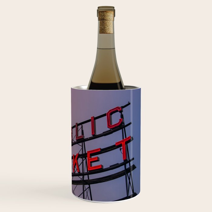 Seattle Public Market City Sunrise Wine Chiller Gallery Image 3