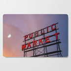 Seattle Public Market City Sunrise Cutting Board Gallery Image 1