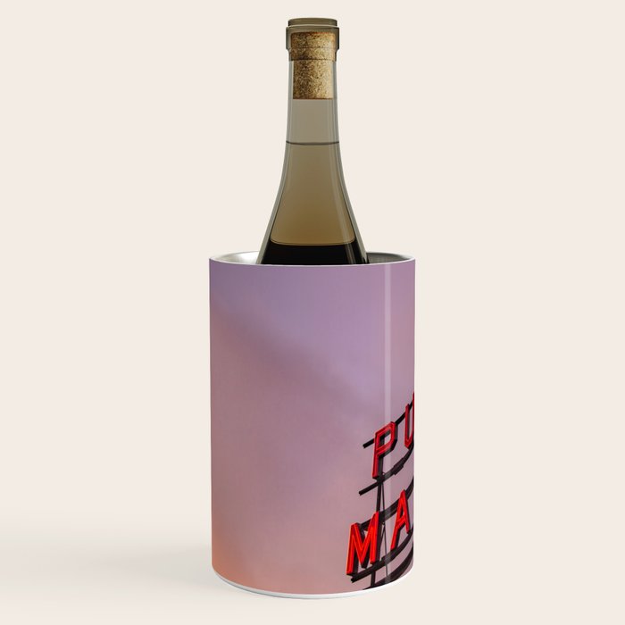 Seattle Public Market City Sunrise Wine Chiller Gallery Image 2