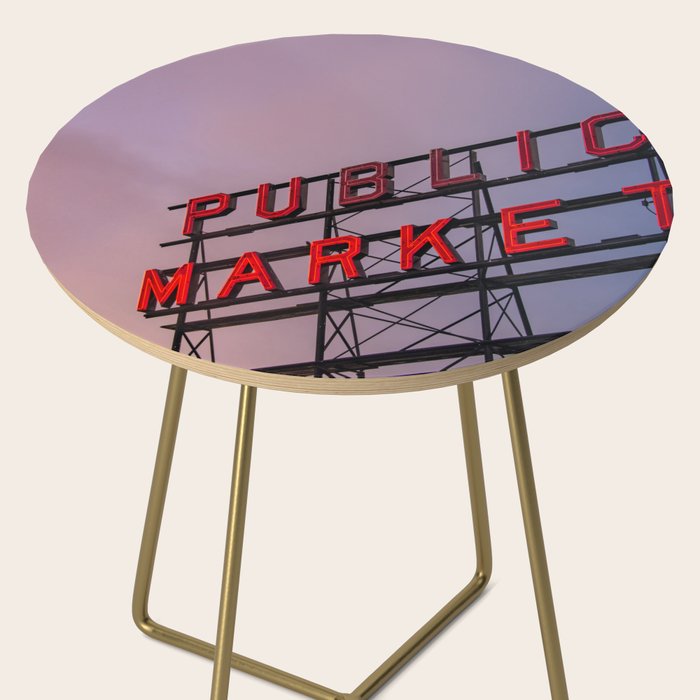 Seattle Public Market City Sunrise Side Table Gallery Image 2