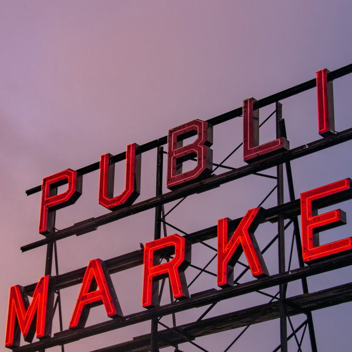 Seattle Public Market City Sunrise Coffee Mug Gallery Image 2