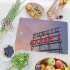Seattle Public Market City Sunrise Cutting Board Gallery Image 2