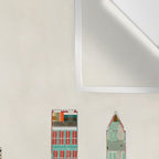 portland oregon skyline Wall Tapestry Gallery Image 3