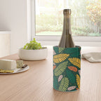 Tropical palm leaves pattern Wine Chiller Gallery Image 4