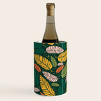 Tropical palm leaves pattern Wine Chiller Gallery Image 2