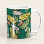 Tropical palm leaves pattern Coffee Mug Gallery Image 1
