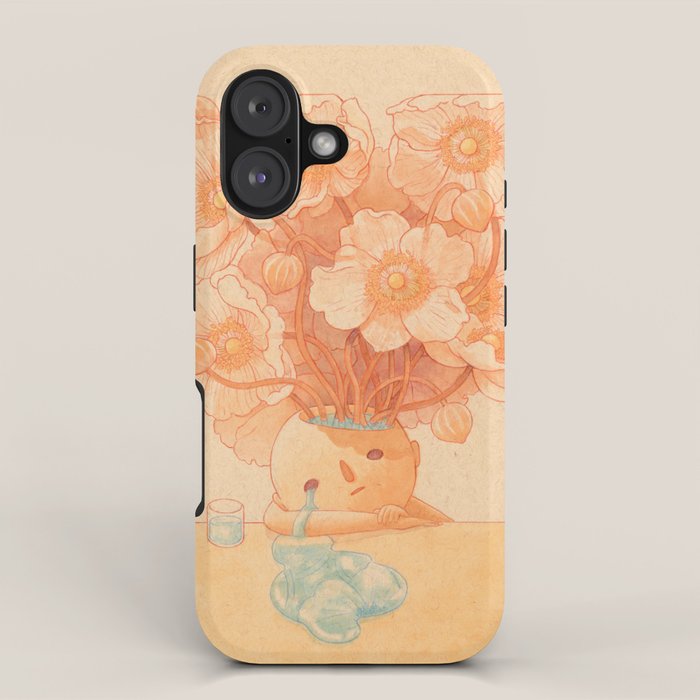 Anemone in Orange iPhone Case Gallery Image 1