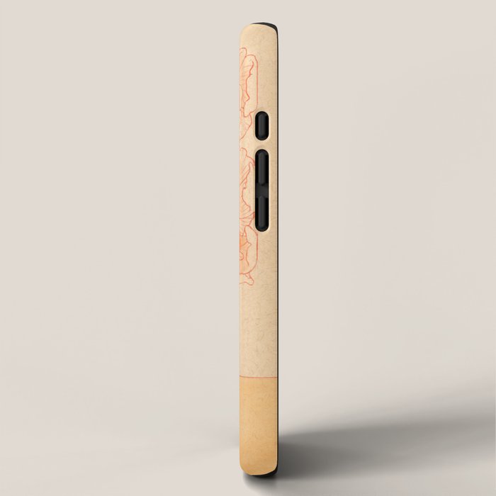 Anemone in Orange iPhone Case Gallery Image 2