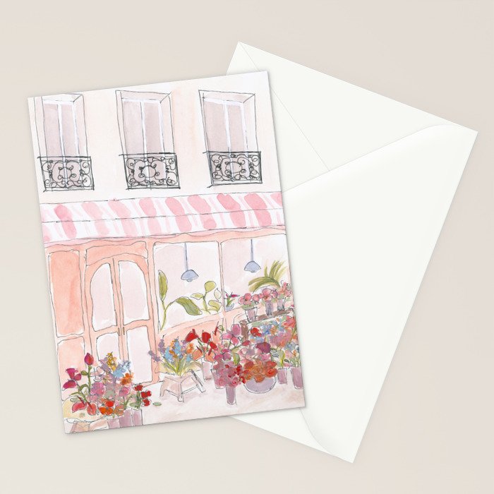 Flower Shop Stationery Card Gallery Image 2