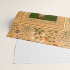 Portrait of Raja Bikramajit Mughal Watercolor Art Wrapping Paper Gallery Image 2