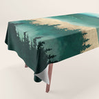 Summer Forest Mist Tablecloth Gallery Image 1