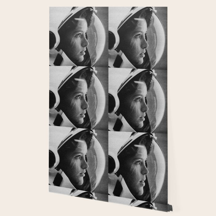 NASA Astronaut, Anna Fisher, black and white photograph Wallpaper Gallery Image 2