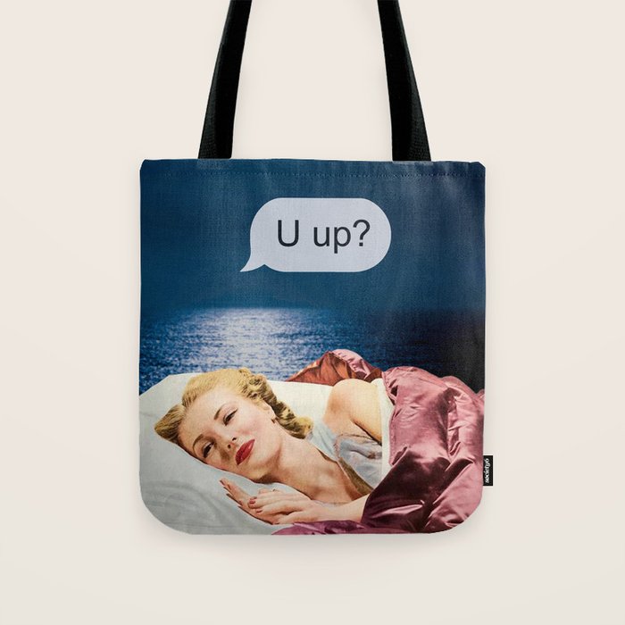 U up? Late night texts Tote Bag Gallery Image 1
