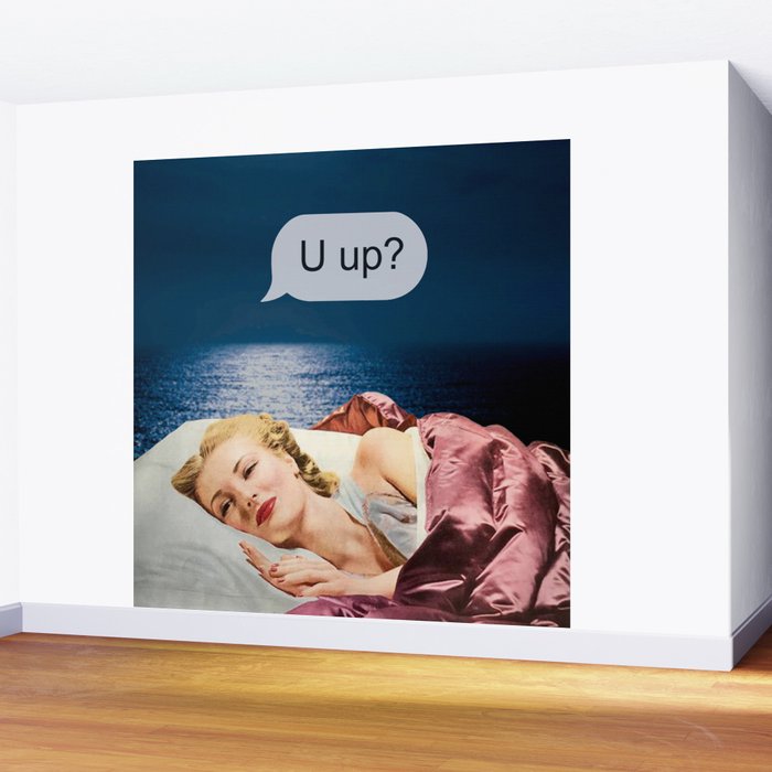 U up? Late night texts Wall Mural Gallery Image 2