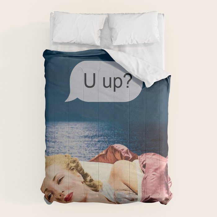 U up? Late night texts Comforter Gallery Image 6