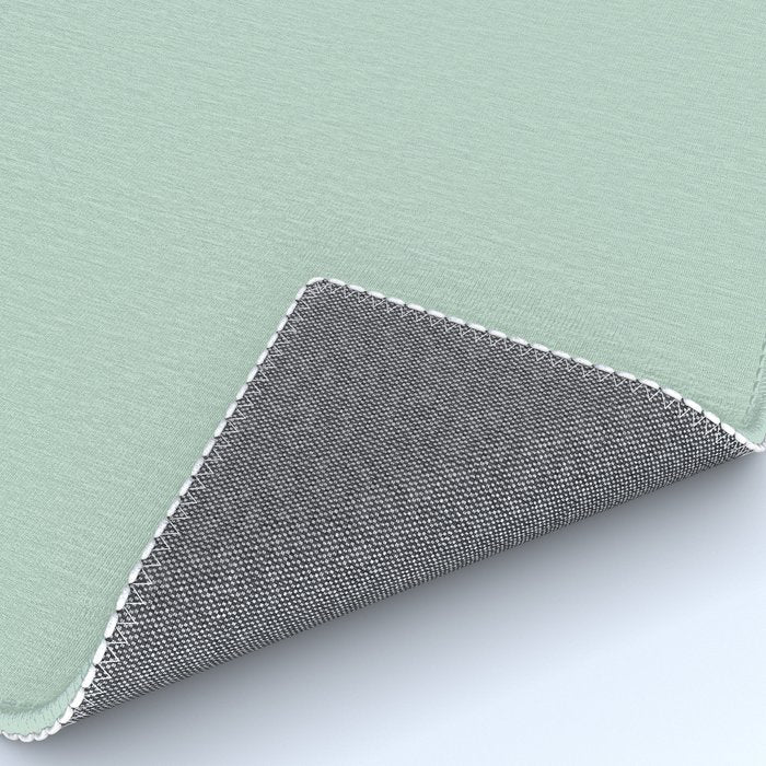 Pale Aqua Teal Blue Celadon Solid Color Rug Gallery Image 4