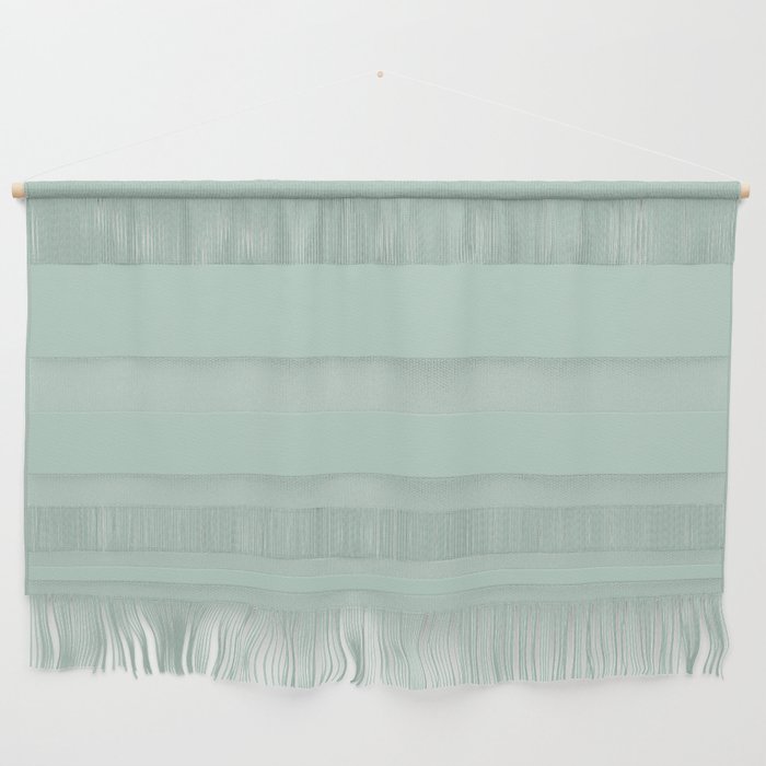 Pale Aqua Teal Blue Celadon Solid Color Wall Hanging Gallery Image 1