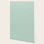 Pale Aqua Teal Blue Celadon Solid Color Wallpaper Gallery Image 2