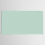 Pale Aqua Teal Blue Celadon Solid Color Tablecloth Gallery Image 2