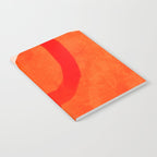 relations IV - pink shapes minimal painting Notebook Gallery Image 2