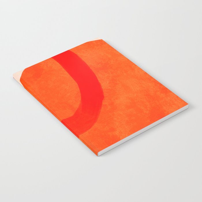 relations IV - pink shapes minimal painting Notebook Gallery Image 2