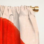 relations IV - pink shapes minimal painting Window Curtain Gallery Image 2