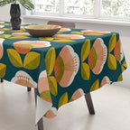 retro midcentury flower Tablecloth Gallery Image 3