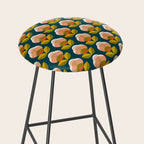retro midcentury flower Stool Gallery Image 2