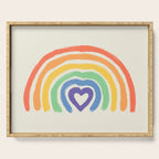 Rainbow Heart Serving Tray Gallery Image 1
