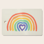 Rainbow Heart Cutting Board Gallery Image 1