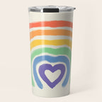 Rainbow Heart Travel Mug Gallery Image 1