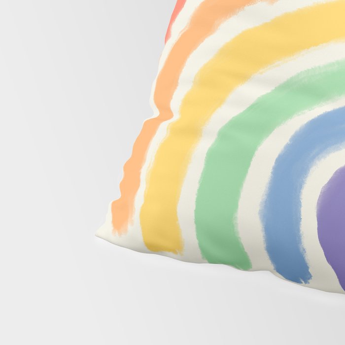 Rainbow Heart Pillow Sham Gallery Image 4