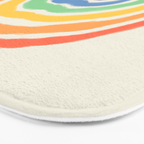 Rainbow Heart Bath Mat Gallery Image 3