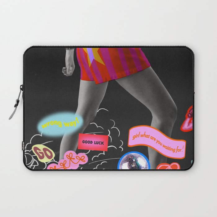 Vroom Vroom, Girl! Laptop Sleeve Gallery Image 1