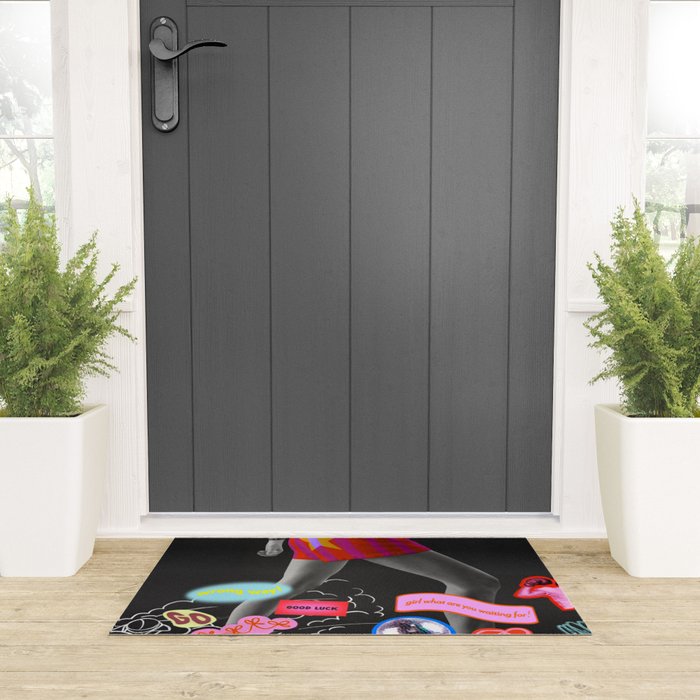 Vroom Vroom, Girl! Welcome Mat Gallery Image 3